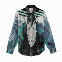 Aotearoa Korowai Motif Women Casual Shirt Maori Tane Poutama LT14 - Polynesian Pride