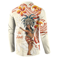 Heiva i Tahiti Button Sweatshirt Ori Tahitian Dance Tiare Maori