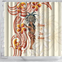 Heiva i Tahiti Shower Curtain Ori Tahitian Dance Tiare Maori