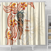 Heiva i Tahiti Shower Curtain Ori Tahitian Dance Tiare Maori
