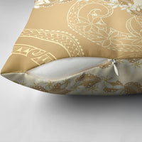 Heiva i Tahiti Pillow Cover Tahitian Tiare Maori Cowrie Lei Brown LT14 - Polynesian Pride