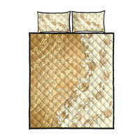 Heiva i Tahiti Quilt Bed Set Tahitian Tiare Maori Cowrie Lei Brown LT14 - Polynesian Pride