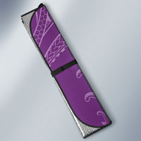 Heiva i Tahiti Auto Sun Shade Tahitian Tiare Maori Cowrie Lei Purple LT14 - Polynesian Pride
