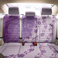 Heiva i Tahiti Back Car Seat Cover Tahitian Tiare Maori Cowrie Lei Purple LT14 - Polynesian Pride