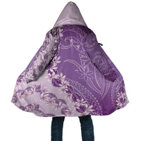 Heiva i Tahiti Cloak Tahitian Tiare Maori Cowrie Lei Purple LT14 Unisex Purple - Polynesian Pride