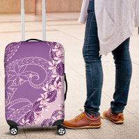 Heiva i Tahiti Luggage Cover Tahitian Tiare Maori Cowrie Lei Purple LT14 Purple - Polynesian Pride