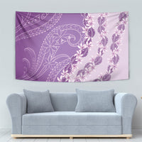 Heiva i Tahiti Tapestry Tahitian Tiare Maori Cowrie Lei Purple LT14 - Polynesian Pride