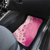 Heiva i Tahiti Car Mats Tahitian Tiare Maori Cowrie Lei Pink LT14 - Polynesian Pride