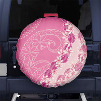 Heiva i Tahiti Spare Tire Cover Tahitian Tiare Maori Cowrie Lei Pink LT14 No hole Pink - Polynesian Pride