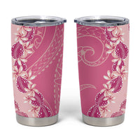 Heiva i Tahiti Tumbler Cup Tahitian Tiare Maori Cowrie Lei Pink LT14 Pink - Polynesian Pride