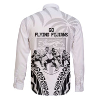 Fiji Tapa Rugby Family Matching Off The Shoulder Long Sleeve Dress and Hawaiian Shirt Cibi Dance With Fijian Pattern LT14 - Polynesian Pride