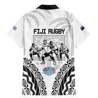 New Zealand And Fiji Tapa Rugby Family Matching Mermaid Dress and Hawaiian Shirt Haka Dance Mix Cibi Dance Together LT14 - Polynesian Pride