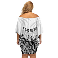 New Zealand And Fiji Tapa Rugby Family Matching Off Shoulder Short Dress and Hawaiian Shirt Haka Dance Mix Cibi Dance Together LT14 - Polynesian Pride