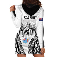 New Zealand And Fiji Tapa Rugby Hoodie Dress Haka Dance Mix Cibi Dance Together LT14 - Polynesian Pride