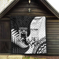 New Zealand And Fiji Tapa Rugby Quilt Haka Dance Mix Cibi Dance Together LT14 - Polynesian Pride
