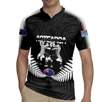 New Zealand And Fiji Tapa Rugby Rugby Jersey Haka Dance Mix Cibi Dance Together LT14 - Polynesian Pride