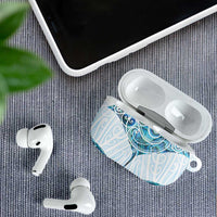 New Zealand Manta Ray Tattoo AirPods Case Aotearoa Maori Haehae Paua Shell - Polynesian Pride