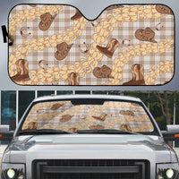 Khaki Palaka Hawaii Cowboy Auto Sun Shade Puakenikeni Lei Paniolo Papale Seamless Vibes LT14 Khaki - Polynesian Pride