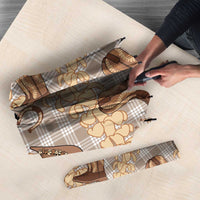 Khaki Palaka Hawaii Cowboy Umbrella Puakenikeni Lei Paniolo Papale Seamless Vibes LT14 - Polynesian Pride