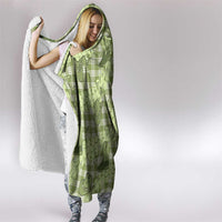 Lime Palaka Hawaii Cowboy Hooded Blanket Puakenikeni Lei Paniolo Papale Seamless Vibes LT14 - Polynesian Pride