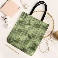 Lime Palaka Hawaii Cowboy Tote Bag Puakenikeni Lei Paniolo Papale Seamless Vibes LT14 Black Strap One Size Lime - Polynesian Pride