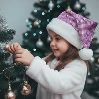 Purple Palaka Hawaii Cowboy Christmas Santa Hat Puakenikeni Lei Paniolo Papale Seamless Vibes LT14 - Polynesian Pride