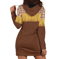 Aloha Hawaii Cowboy Custome Hoodie Dress Puakenikeni Lei Palaka Tassel Style LT14 - Polynesian Pride