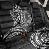 New Zealand Hammerhead Shark Back Car Seat Cover Maori Haehae Mangopare Black - Polynesian Pride