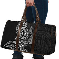 New Zealand Hammerhead Shark Travel Bag Maori Haehae Mangopare Black LT14 - Polynesian Pride