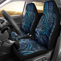 New Zealand Hammerhead Shark Car Seat Cover Maori Haehae Mangopare Galaxy - Polynesian Pride