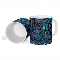 New Zealand Hammerhead Shark Ceramic Mug Maori Haehae Mangopare Galaxy - Polynesian Pride