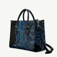 New Zealand Hammerhead Shark Leather Bag Maori Haehae Mangopare Galaxy - Polynesian Pride