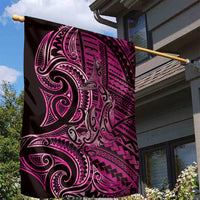 New Zealand Hammerhead Shark Garden Flag Maori Haehae Mangopare Pink LT14 - Polynesian Pride