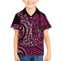 New Zealand Hammerhead Shark Hawaiian Shirt Maori Haehae Mangopare Pink LT14 - Polynesian Pride