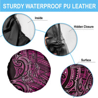 New Zealand Hammerhead Shark Spare Tire Cover Maori Haehae Mangopare Pink LT14 - Polynesian Pride