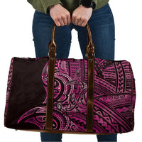 New Zealand Hammerhead Shark Travel Bag Maori Haehae Mangopare Pink LT14 Pink - Polynesian Pride