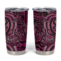 New Zealand Hammerhead Shark Tumbler Cup Maori Haehae Mangopare Pink LT14 Pink - Polynesian Pride