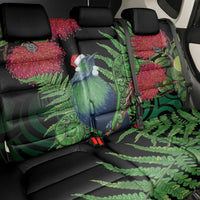 New Zealand Tui Bird Christmas Back Car Seat Cover Maori Fern Mix Pohotukawa LT14 - Polynesian Pride