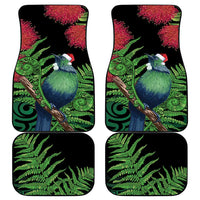 New Zealand Tui Bird Christmas Car Mats Maori Fern Mix Pohotukawa LT14 - Polynesian Pride