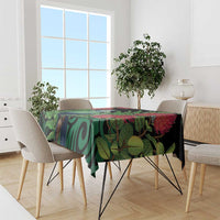 New Zealand Tui Bird Christmas Tablecloth Maori Fern Mix Pohotukawa LT14 - Polynesian Pride