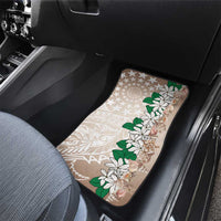 Cook Islands Tiare Maori With Conch Shell Car Mats 2025 Pasifika Polynesian Tattoo