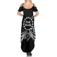 Kia Orana Cook Islands Summer Maxi Dress 2025 Pasifika Polynesian Turtle Black Color
