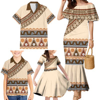 Bula Fiji Family Matching Mermaid Dress and Hawaiian Shirt 2025 Pasifika Traditional Fijian Masi LT14 - Polynesian Pride