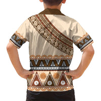 Bula Fiji Kid Hawaiian Shirt 2025 Pasifika Traditional Fijian Masi LT14 - Polynesian Pride
