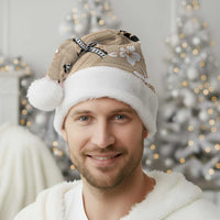 Bula Fiji Iri Buli Christmas Santa Hat Woven Fan With Fijian Tapa LT14 - Polynesian Pride