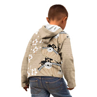 Bula Fiji Iri Buli Kid Hoodie Woven Fan With Fijian Tapa LT14 - Polynesian Pride