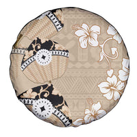 Bula Fiji Iri Buli Spare Tire Cover Woven Fan With Fijian Tapa LT14 - Polynesian Pride
