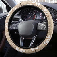 Bula Fiji Iri Buli Steering Wheel Cover Woven Fan With Fijian Tapa LT14 - Polynesian Pride
