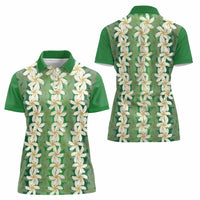 Ia Orana Tahiti Tiare Maori Seamless Style Women Polo Shirt LT14 - Polynesian Pride
