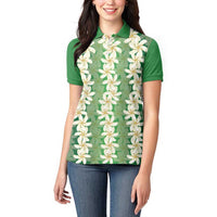 Ia Orana Tahiti Tiare Maori Seamless Style Women Polo Shirt LT14 - Polynesian Pride